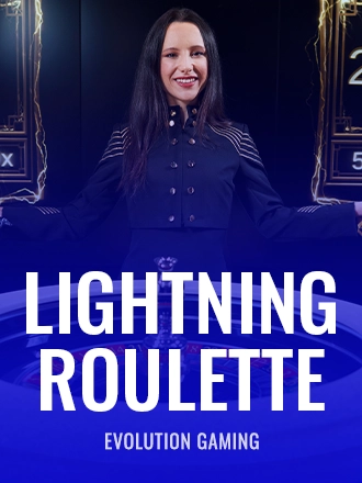 Lightning Roulette by Evolution, lucky number multipliers up to 500x