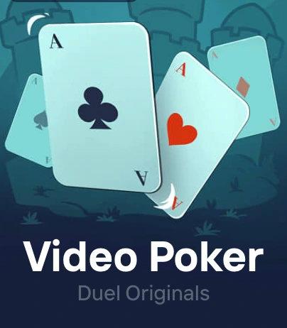Video Poker, provably fair Duel Original game tile, 100% RTP at Duel Casino
